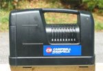 Motorcycle tire air pump case