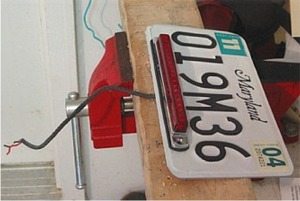 Installing LED brake light bar on motorcycle