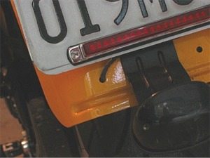 Motorcycle LED brake light bar