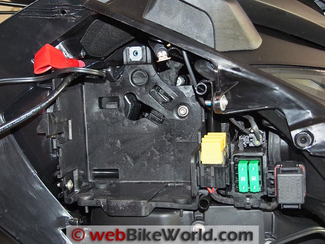 Bmw 650 battery location #6