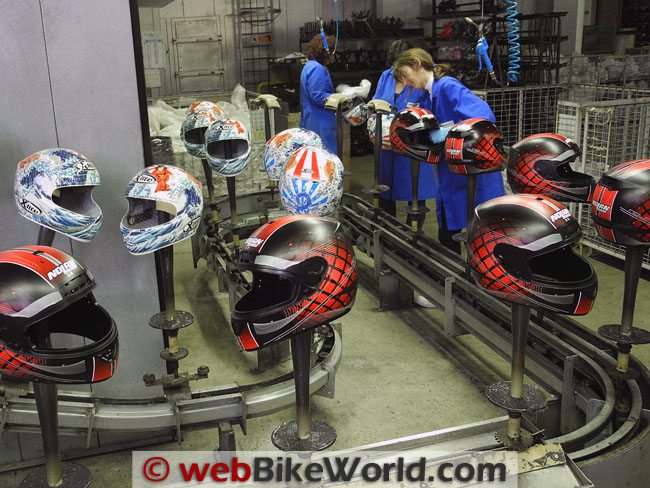 Helmets Ready for Clearcoat
