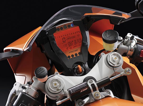 KTM RC8 - Dashboard and Instruments
