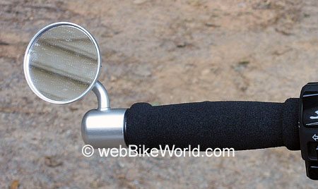Oberon Bar End Mirror - Left Side