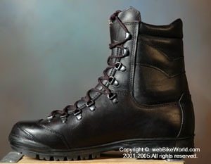 Alt-Berg Hogg Lite Mk II motorcycle riding boot, side view
