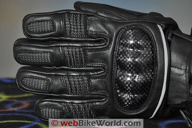 Firstgear Carbon Heated Gloves - Finger Close-up