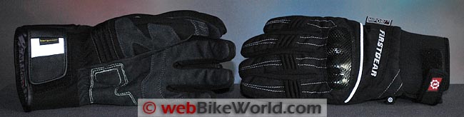 Spidi T-Winter vs. Firstgear Kathmandu Gloves Reflectivity