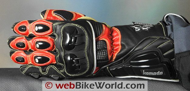 Komodo K-FX Race Gloves - Top View