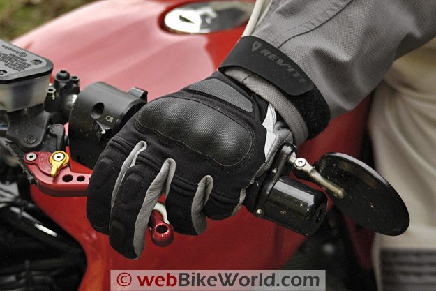 Rev'it Tempest H2O Gloves - On Bike