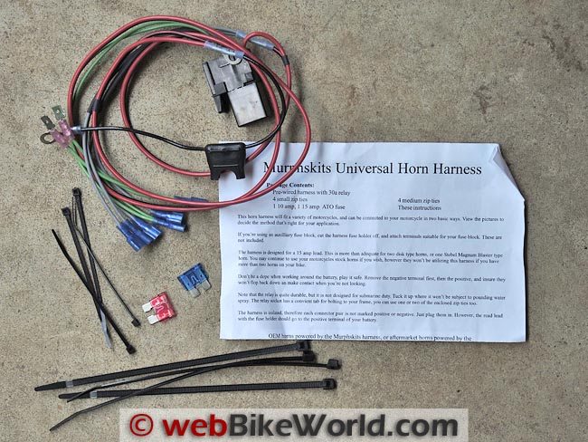 Bmw motorcycle horn relay