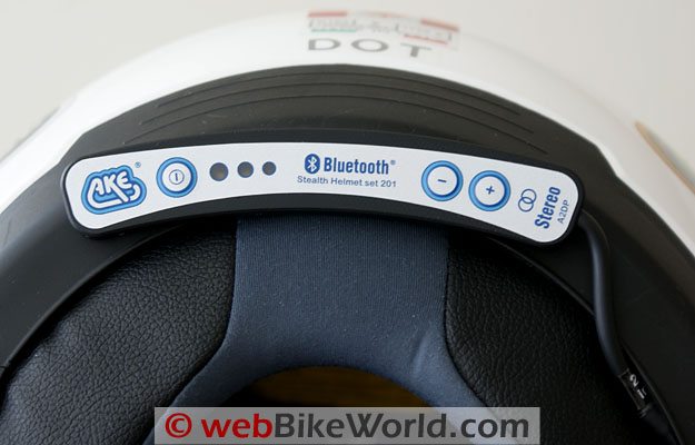 AKE Stealth Bluetooth Intercom 200 Close-up