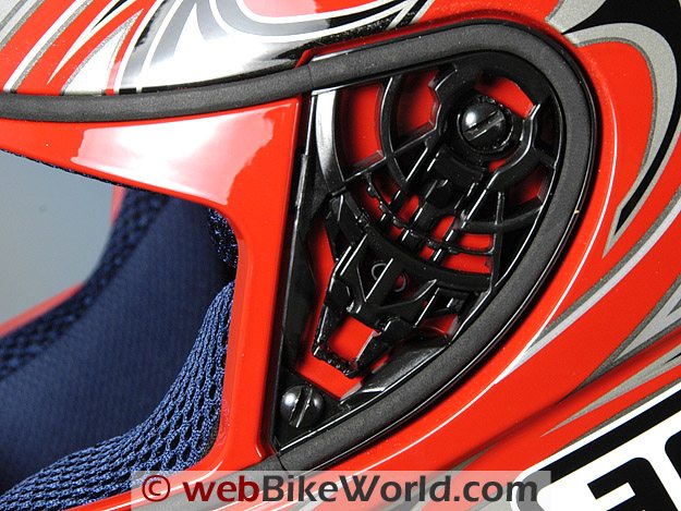 AGV K3 Helmet Face Shield Removal Mechanism