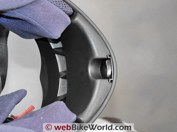 AGV Stealth - Chin Vent Opening Lever