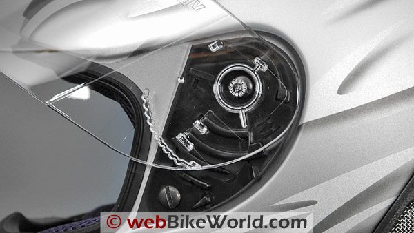 AGV Stealth - Visor Removal