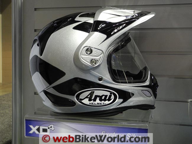 Arai XD4 Explore Silver