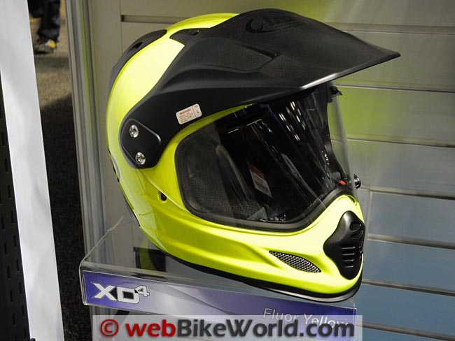 Arai XD4 Fluorescent Yellow