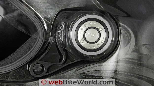 Shark RSF3 Motorcycle Helmet - Visor Removal
