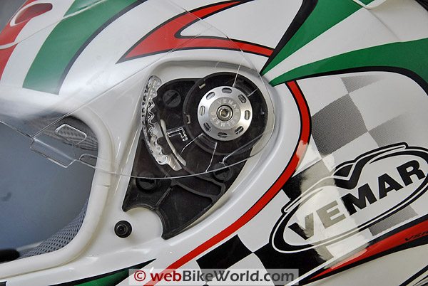 Vemar VSREV Helmet - Visor Removal System