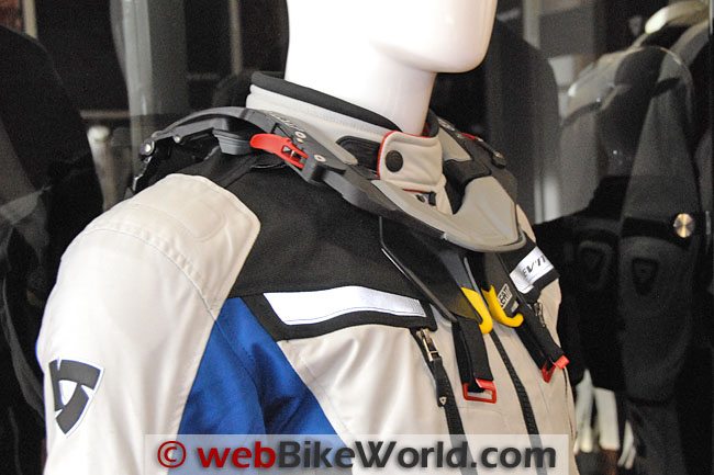 Rev'it Sand II Jacket With Leatt Brace Front