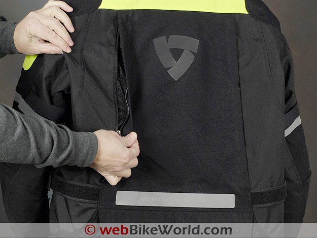 Rev'it Dragon Jacket - Rear Jacket Vents