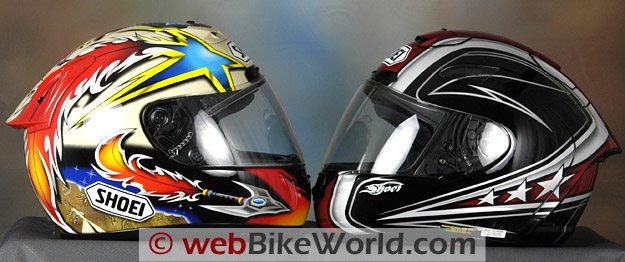 Shoei X-11 and X-12 comparison