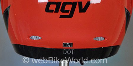 AGV Miglia - Rear Exhaust Vents