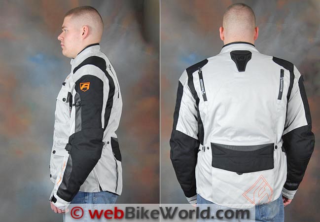 Akito Desert Jacket Rear Side Views