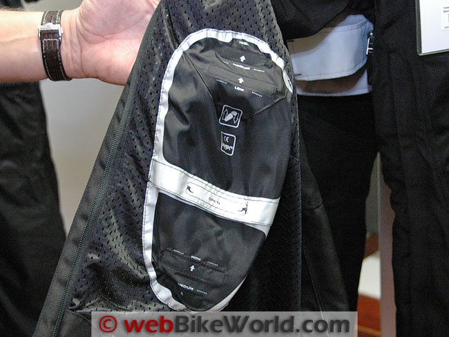 Rev'it Adjustable Armor