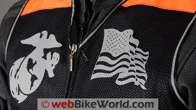 TinWolf  Reflective Vest - Detail of Reflective Material