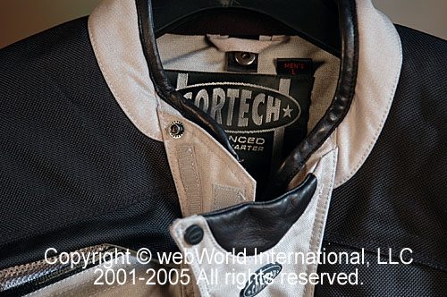 SHIFT Streetfighter SS Waterproof Jacket - Collar, Front View