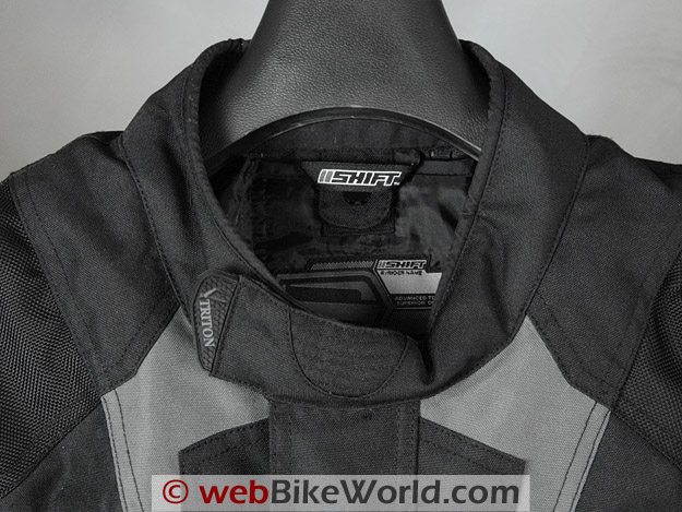 Shift Triton SS Waterproof Jacket - Collar Close-up