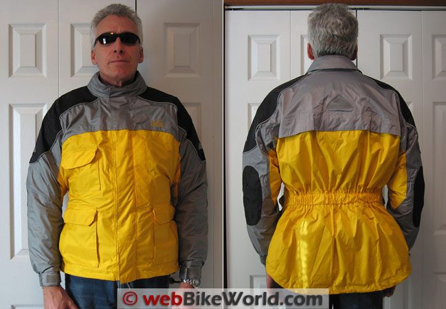 Tourmaster Sentinel Jacket - Front and Rear Views