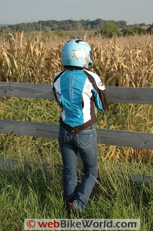 Joe Rocket Lotus Women's Jacket - Rear View