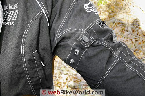 Rukka Sapphire Women's Motorcycle Jacket - Sleeve and Adjusters