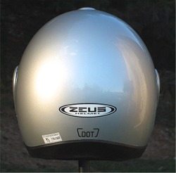 Zeus 508 helmet rear view