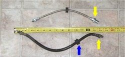 BMW motorcycle brake line parts