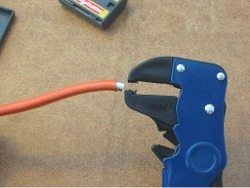 Quik Strip wire stripper with Romex household wiring cable