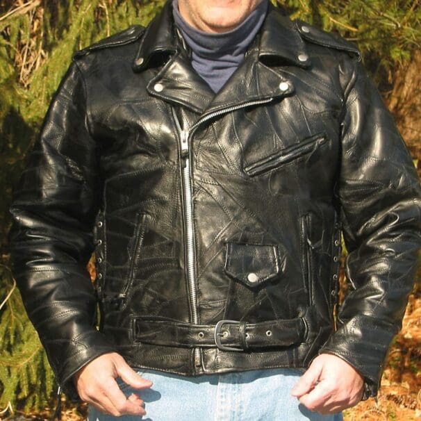 Diamond Plate Classic Leather Motorcycle Jacket Review - webBikeWorld