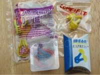 Howard Leight Laser Lite; Air Soft; Comfifit; E.A.R. Express earplugs.