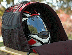 MOTORCYCLE HELMET BAG MICROFIBER SIMPSON HELMET BAG CARRY HELMET DUFFLE RED 