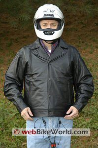 Motorcycle Air Bag Vest - Front View