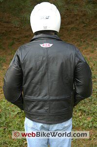 Motorcycle Air Bag Vest - Rear View