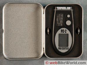 Accessory box with Temp Gun PE-2 digital laser infrared non-contact thermometer