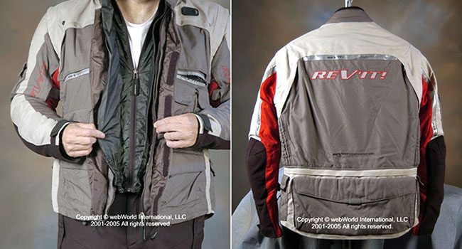REV'IT! Cayenne Jacket Front and Rear