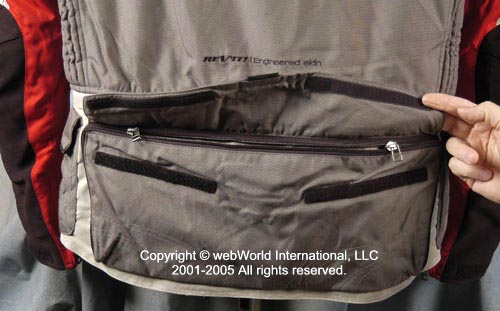 REV'IT! Cayenne Jacket Rear Pocket