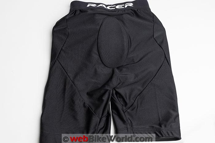 Racer Profile D3O Shorts Rear View