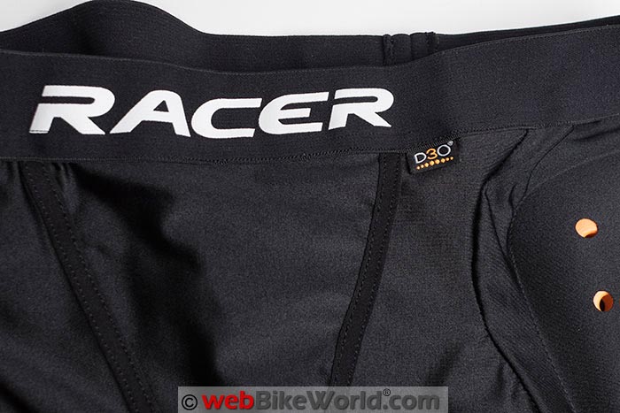 Racer Profile D3O Shorts Waistband