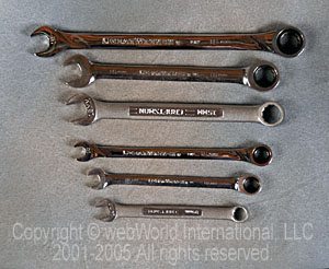 GearWrench XL, Standard and Sears Craftsman Wrench Comparison