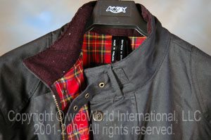 Belstaff jacket, collar