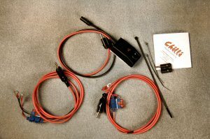 Heated vest wiring harness