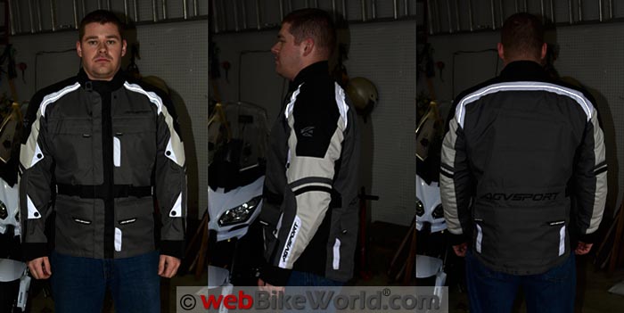 AGV Sport Torino Jacket Reflectivity.